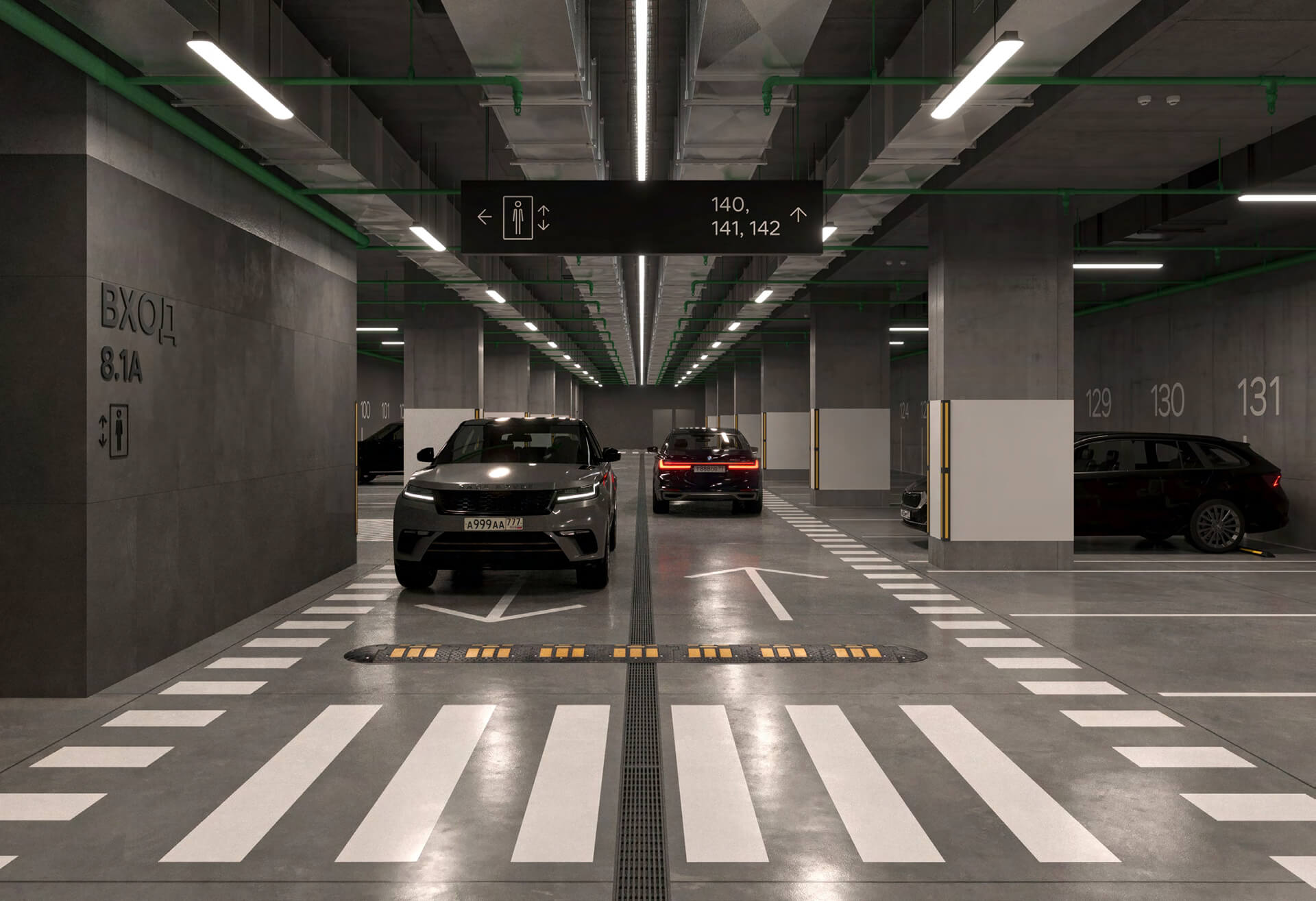 Парковка для жителей ЖК